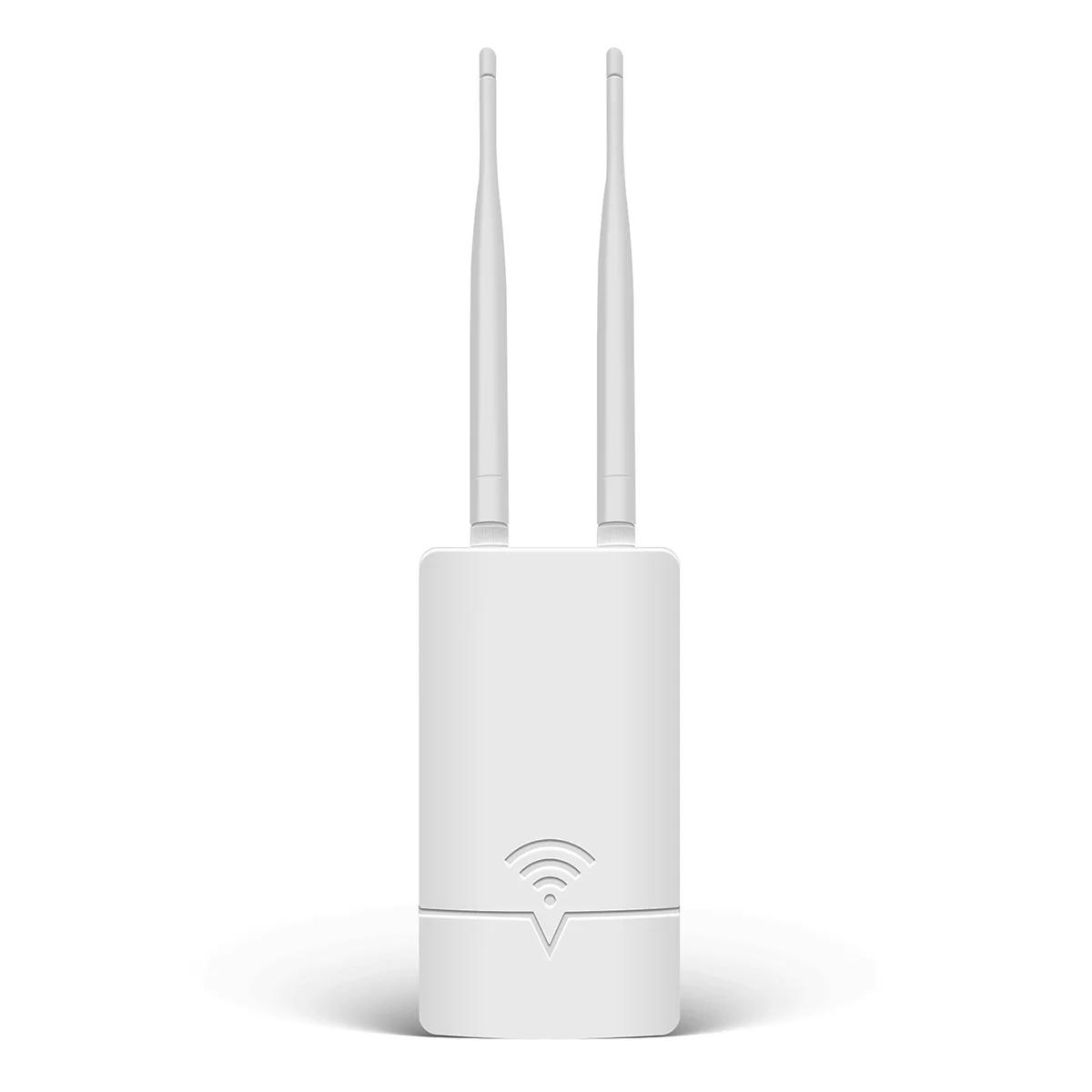 ߿ Ϳ  WiFi AP , 2X5DBi ׳  PoE  DC   ġ, EU ÷, 2.4G, 300Mbps